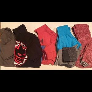 Five size 8 boys hoodies sold together